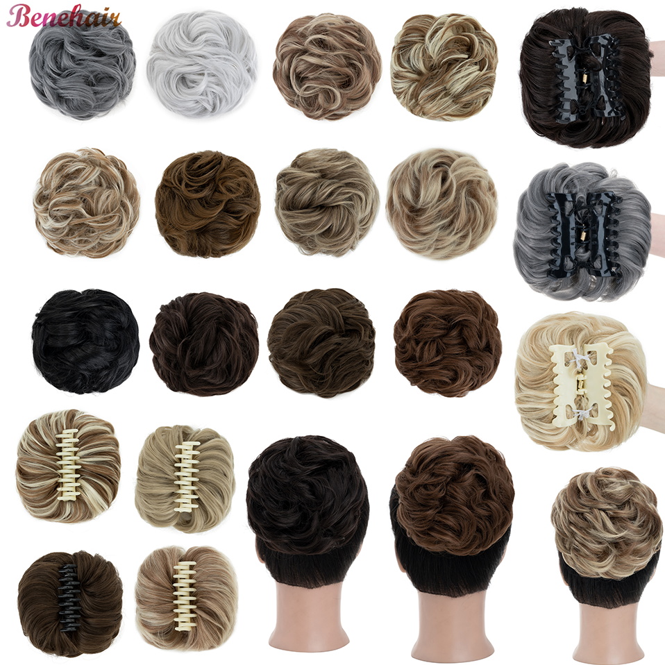 Claw Clip Messy Bun Hair Piece - Benehair roztrzepany kok z włosów syntetyczny