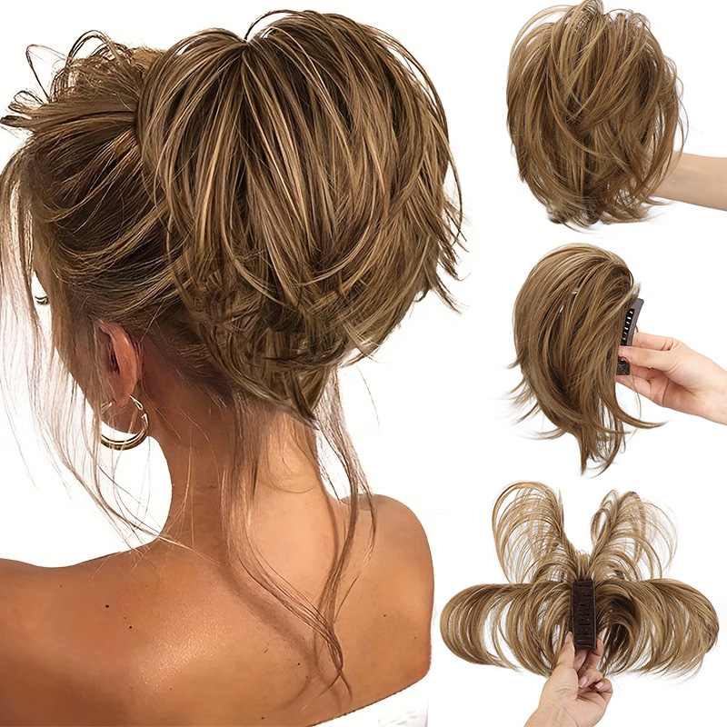 Syntetyczna doczepka do kucyka – Claw Clip Messy Bun Hair Piece recenzja i cena