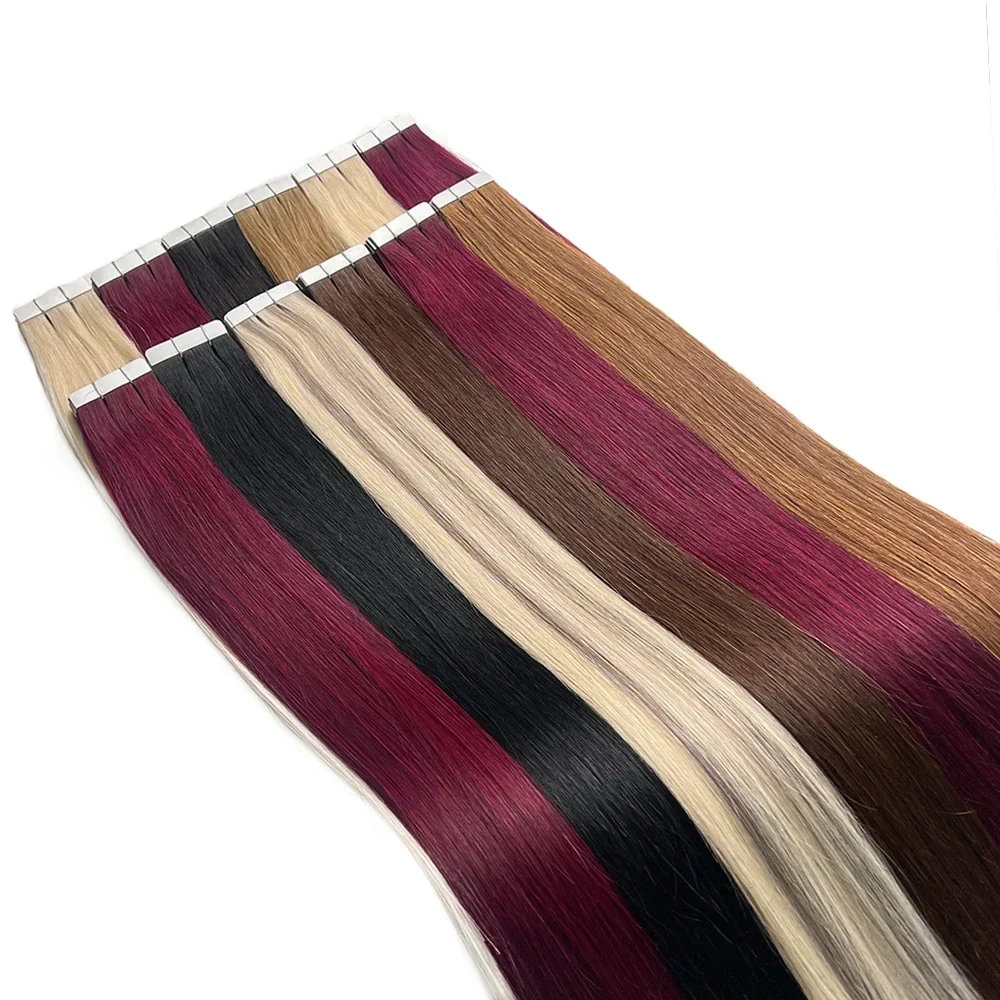 Doczepiane włosy Tape In, 100% – Invisible Tape In Extensions Real Hair recenzja i cena