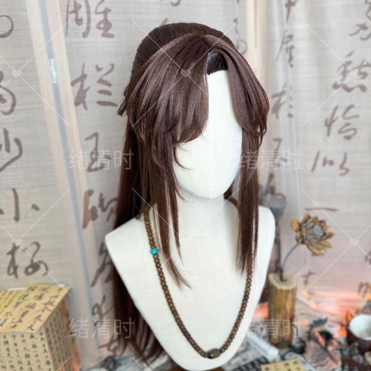 Peruka w stylu Guangling Wang, – Synthetic Wigs recenzja i cena