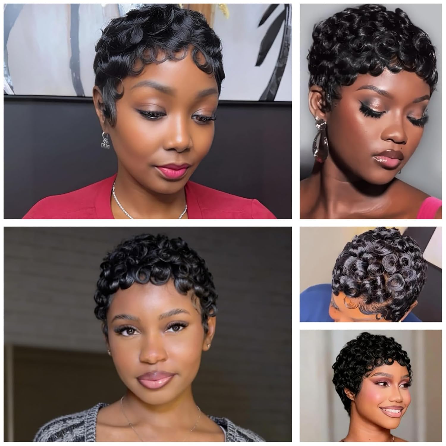 Peruka z krótkim bobem, kręcon – Pre Parted 13X4 Lace Front Bob Wig recenzja i cena