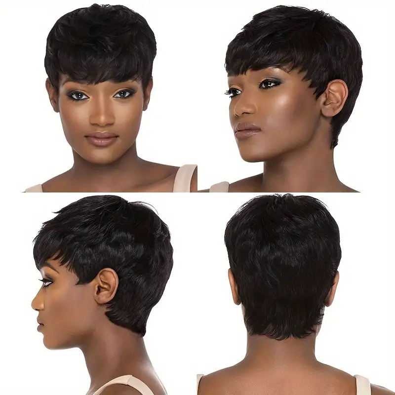 Peruka z naturalnych włosów, k – Short Pixie Cut Wig Human Hair Cheap recenzja i cena