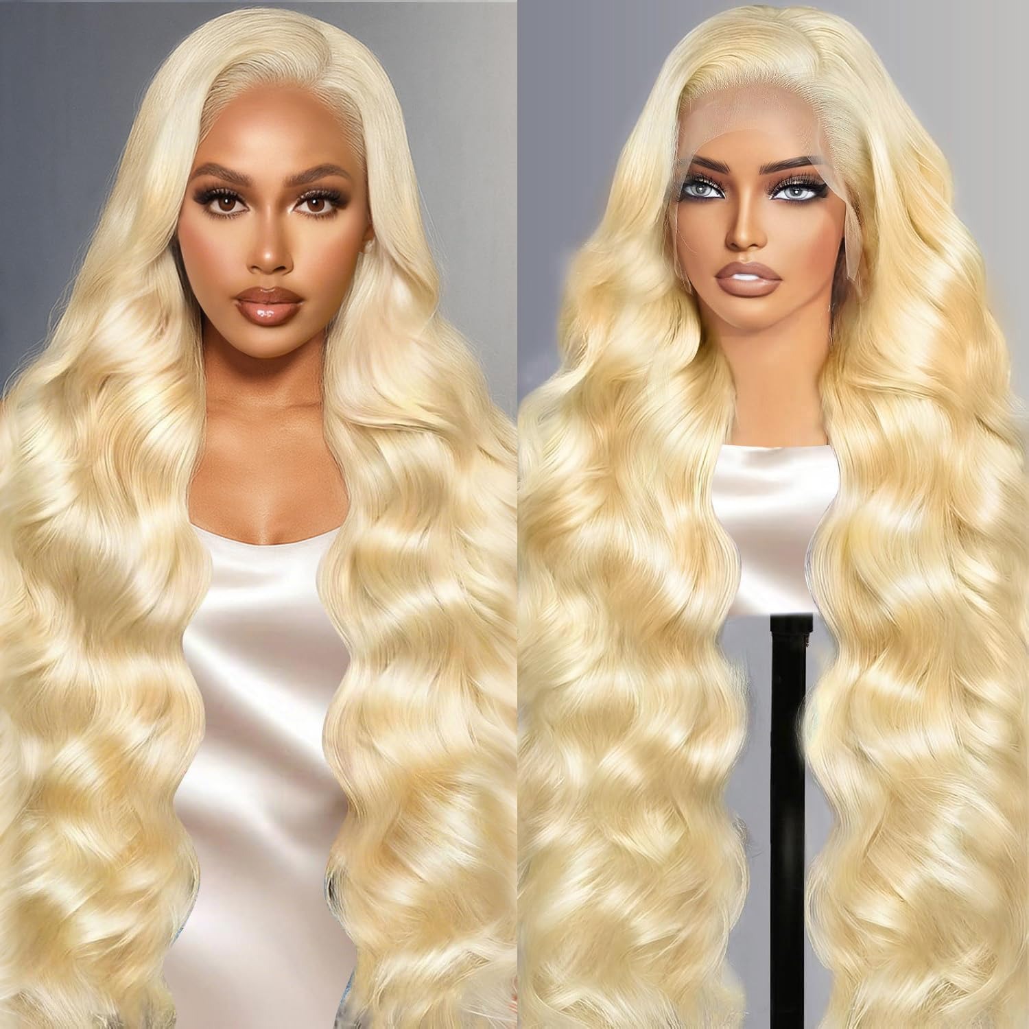 Peruka typu lace front 13x4 z  – 613 Blonde Body Wave Lace Front Wig recenzja i cena