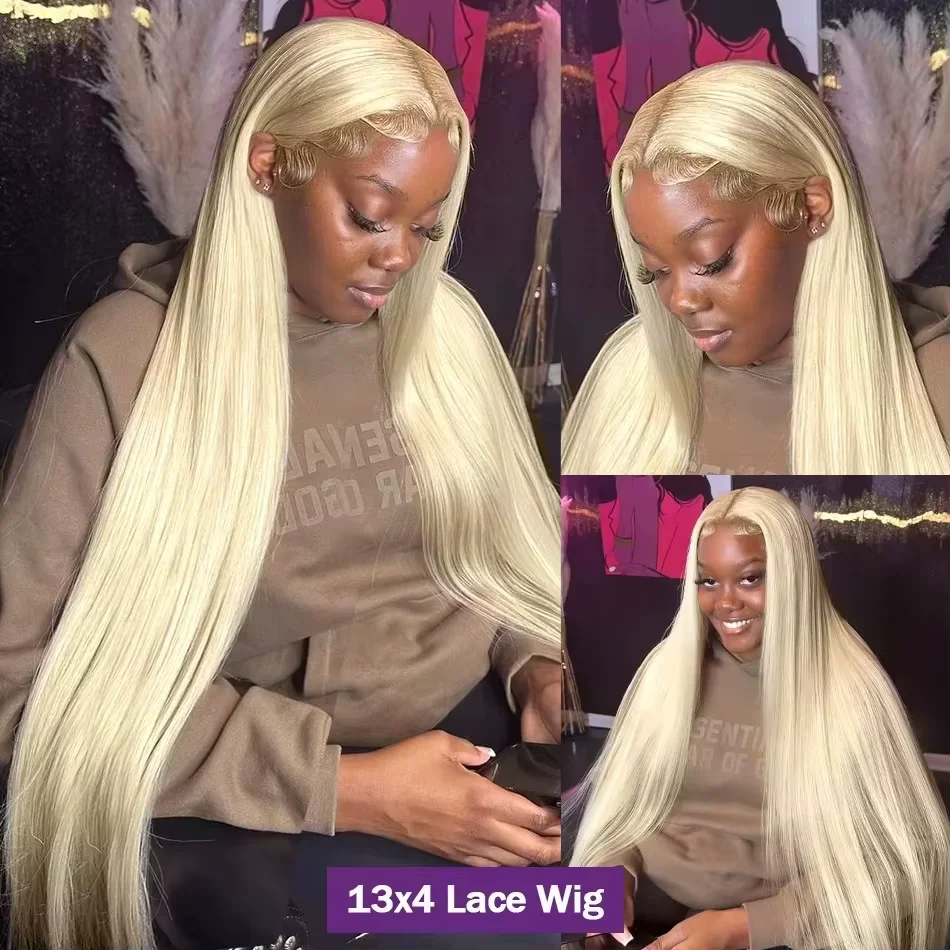 613 Blond Proste Peruki z Prze – Hd Lace Frontal Wig Human Hair Pre Plucked recenzja i cena