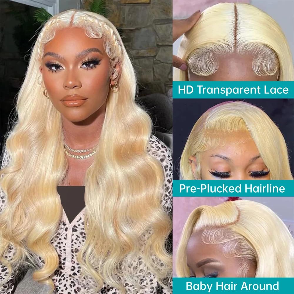 Peruki z przednią koronką z si – 613 Blonde Body Wave Lace Front Wig recenzja i cena