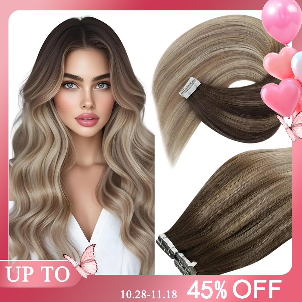 Doczepiane włosy na taśmie VeS – Invisible Tape In Extensions Real Hair recenzja i cena