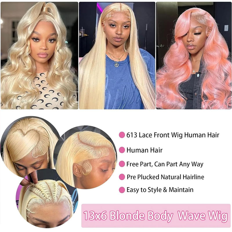 613 Peruka z koronkowym fronte – 613 Blonde Body Wave Lace Front Wig recenzja i cena
