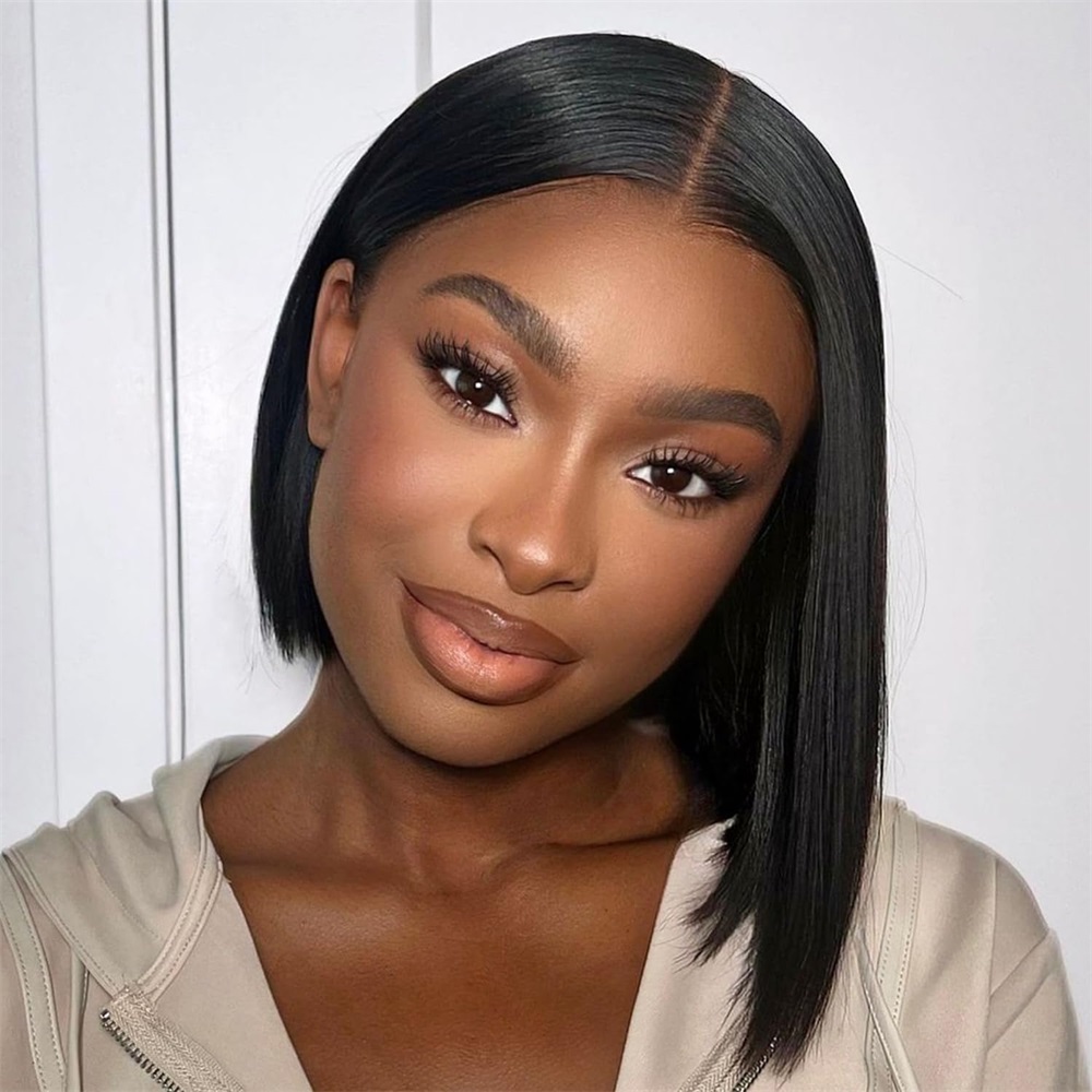 Peruki Bob z prostych włosów n – Glueless Wear And Go Human Hair Wig recenzja i cena